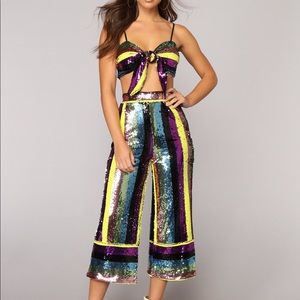 COPY - Multicolor sequence pant set
